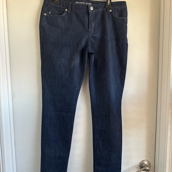 Michael Kors Denim - Michael Kors Women’s Straight Leg Navy Blue Jeans  Size 8
